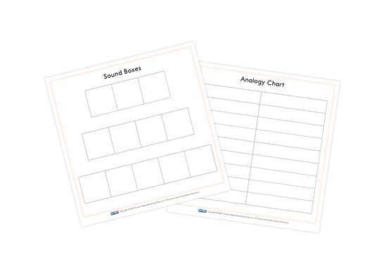 Sound Box/Analogy Chart Card Set – Pioneer Valley Books