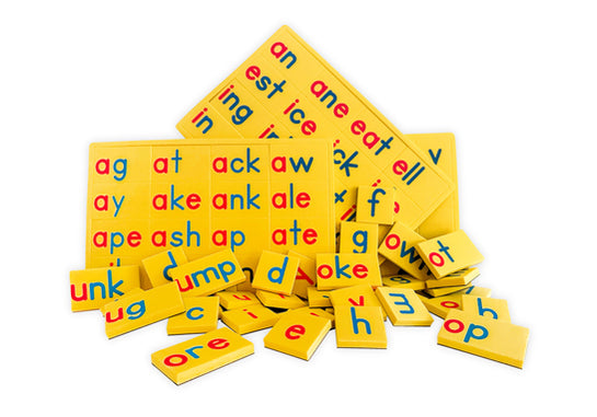 Magnetic Foam Tiles: Letters and Word Families