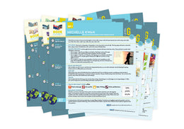 Literacy Footprints Book Closet Lesson Plans, Level G (Set One)