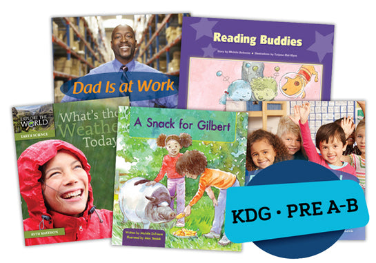 Single Book Bundle for Kindergarten, Set 1, Levels Pre-A-B